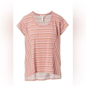 Matilda Jane Pink and Orange Striped Short Sleeve Tee